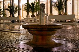  Heiße Quelle vor der Mühlbrunnenkolonnade von Heiko Kueverling