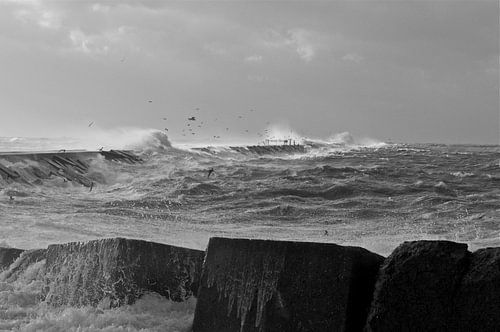 Sturm auf der Seebrücke