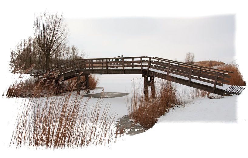 Petit pont en hiver par Pim Feijen