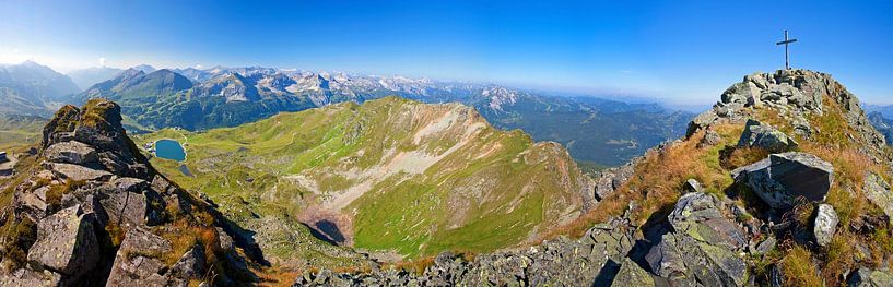 Mountain panorama on the Seekareck by Christa Kramer