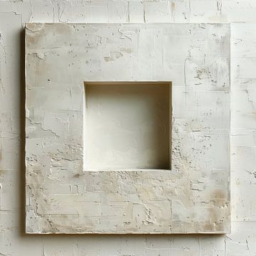 Verweerde Dieptes: Een Studie van Textuur en Vorm van Color Square