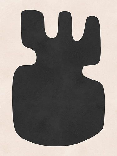 Zwarte expressieve vormen 6