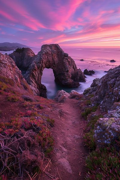 Zee in gouden licht van fernlichtsicht
