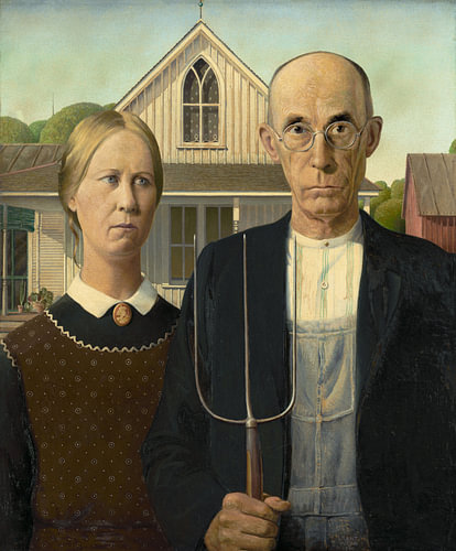 American Gothic, Grant Wood