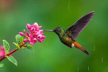 Brown-tailed amaranth (Amazilia tzacatl)