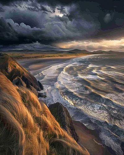 Aerial photo: Golden landscape splendour