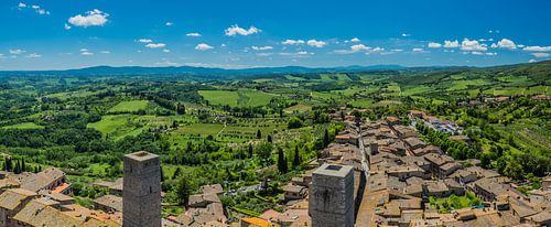 View over San Gimignano