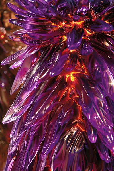 Explosion de fleurs psychédéliques en lumière par Imperial Art House