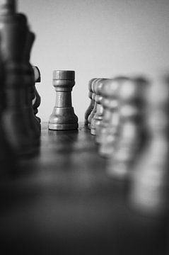 Chess - black and white by Tuur Wouters