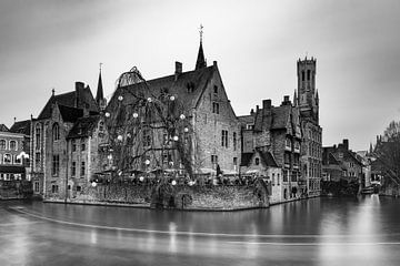 Rozenhoedkaai Brugge door een creatieve bril - V3 | Stadsfotografie | Zwart-wit van Daan Duvillier | Dsquared Photography
