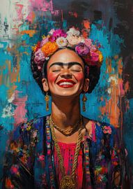 Frida: een icoon van levensvreugde van Niklas Maximilian