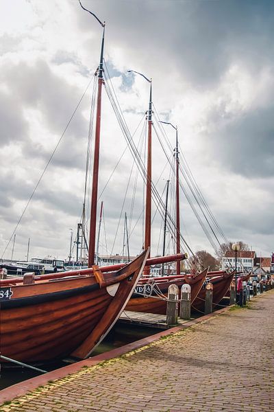 Volendam harbour by Consala van  der Griend