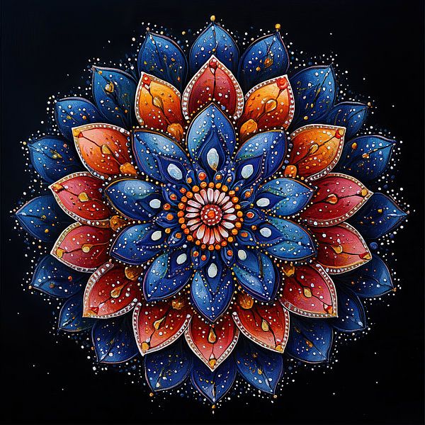 Mandala of natural energy by Niklas Maximilian