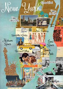 New York Collage by Green Nest