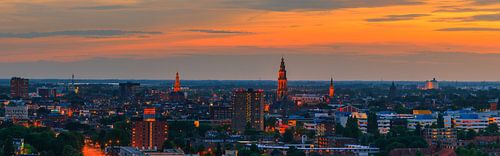 Panorama der Groninger Stadtsilhouette von Henk Meijer Photography