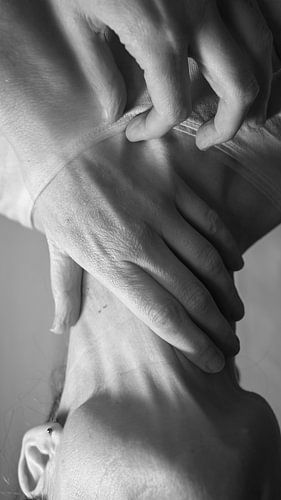 portret van een klungel