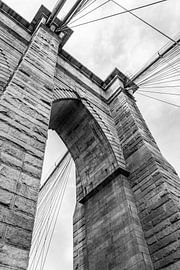 Brooklyn Bridge in Detail von Merlijn Kerklaan