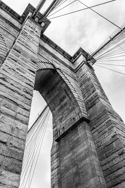 Brooklyn Bridge in Detail von Merlijn Kerklaan