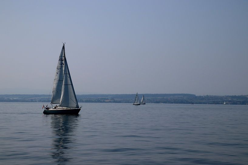 Zeilschip op de Bodensee van Paul Emons