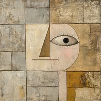 Abstract Eye in Taupe Tones