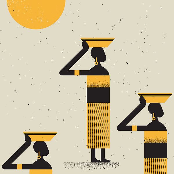 Afrika von Vision Grasp Art