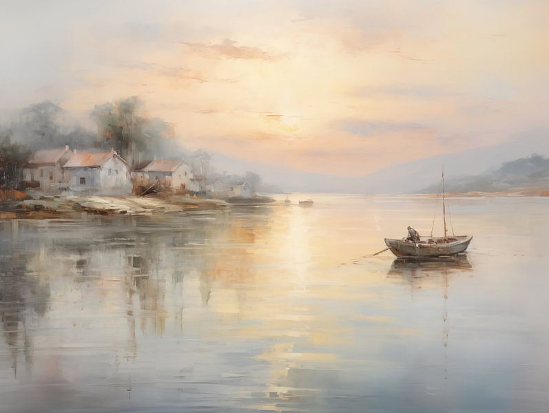 Landschap rustgevend 13 van Bert Nijholt