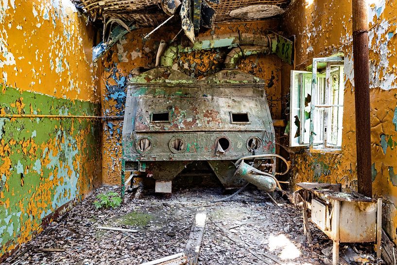 Altes Chemielabor - Lost Place Alter Flugplatz Rangsdorf von Frank Herrmann