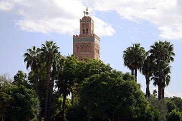 Koutoubia-moskee Marokko van Barbara Koppe