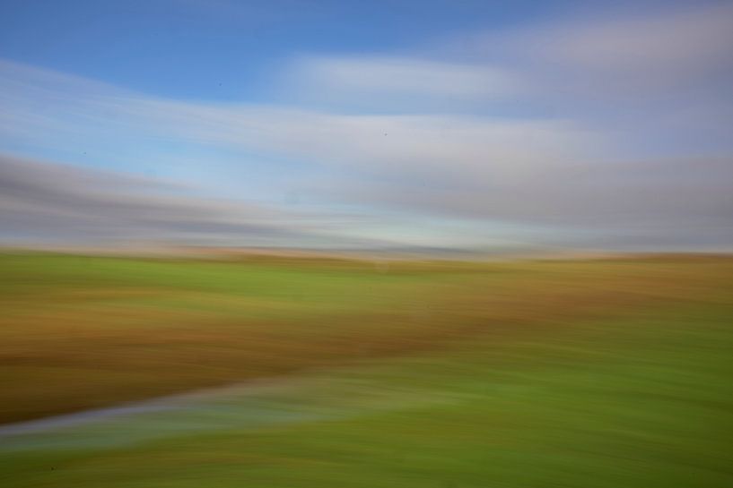 Blue and green by Jos Werkhoven