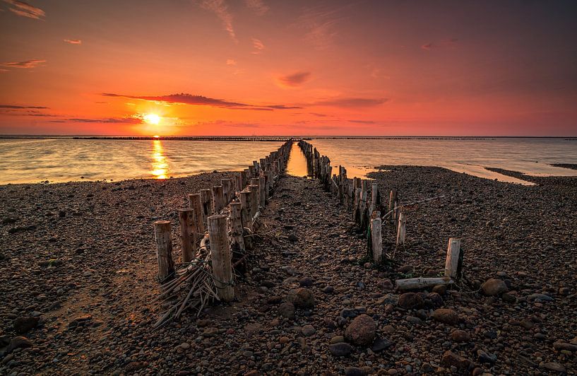 Caribbean sunset at Låningsvejen by peterheinspictures