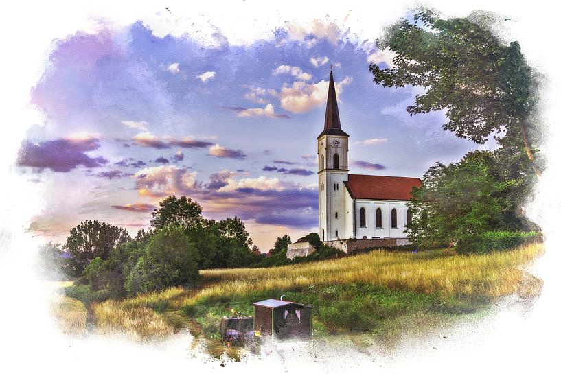 L'église de Kirchanhausen près de Beilngries par ManfredFotos