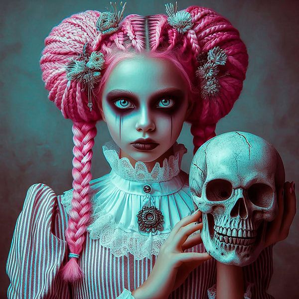 Pink and creepy... by Ans Bastiaanssen