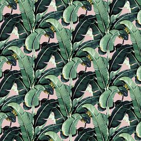 Matinique Banana Leaf zalmroze van Marieke de Koning