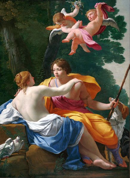 Venus and Adonis, Simon Vouet, 1642 by Atelier Liesjes