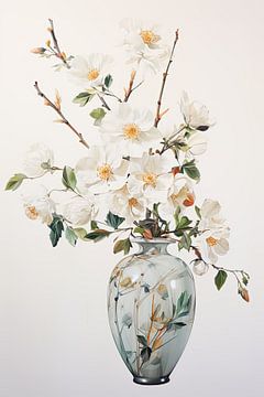 Stilleven bloemen van Bert Nijholt