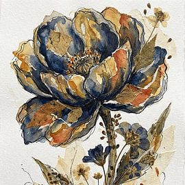Das Herbarium des Alchemisten: Eine Studie über verblühende Blütenblätter