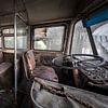 Oude vintage bus van Inge van den Brande