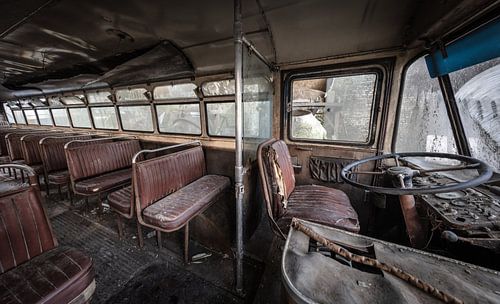 Oude vintage bus