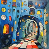 Hundertwasser City Delftware