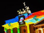 Berlin – Brandenburger Tor (Festival of Lights) van Alexander Voss thumbnail