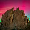 Garden of the Gods Photo - Northern Lights Fine Art Print - Aurora Borealis by Daniel Forster