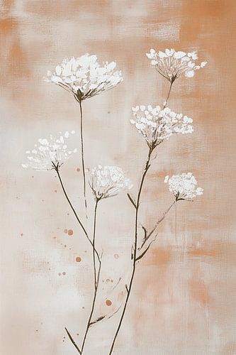 Whisper blanc dans les tons de terre