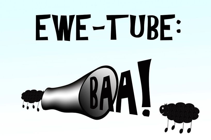 Social media for animals - Ewe tube by Grüntyers .