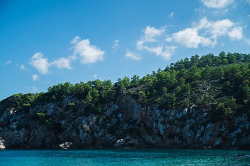 Falaise avec la mer