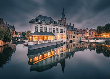 De Dijver bij nacht van Joris Vanbillemont