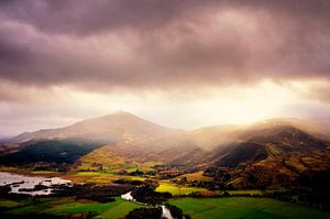 Aussicht in der Nähe von Loch Rannoch in den schottischen Highlands von Sjoerd van der Wal Fotografie