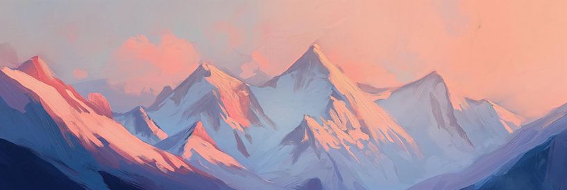 Evening red on the mountain tops by Whale & Sons