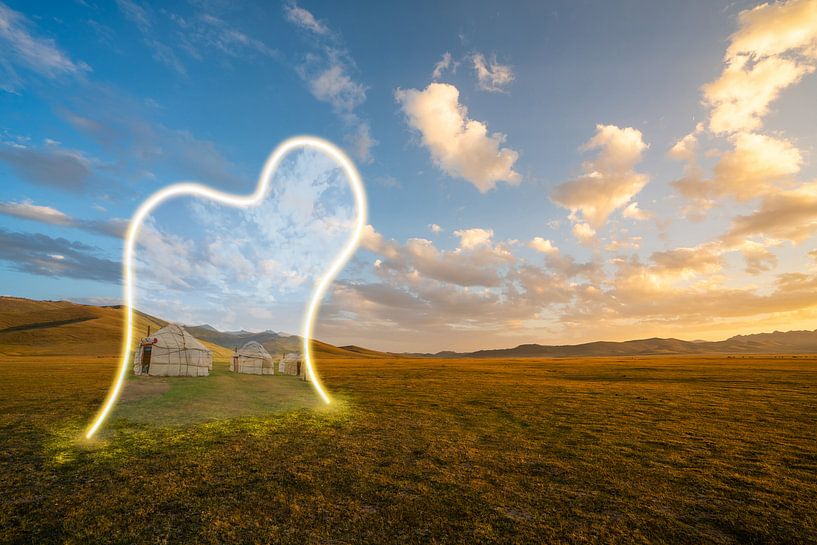 Portal in the endless fields by Mickéle Godderis