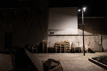 Straßen und Plätze in Brügge bei Nacht 02 von Caro Hum