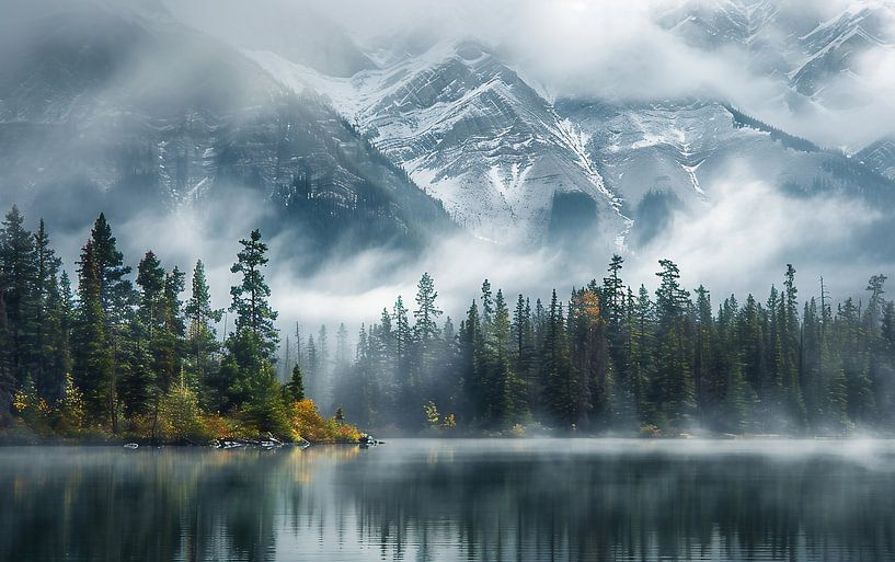 Magischer Lichtfluss von fernlichtsicht